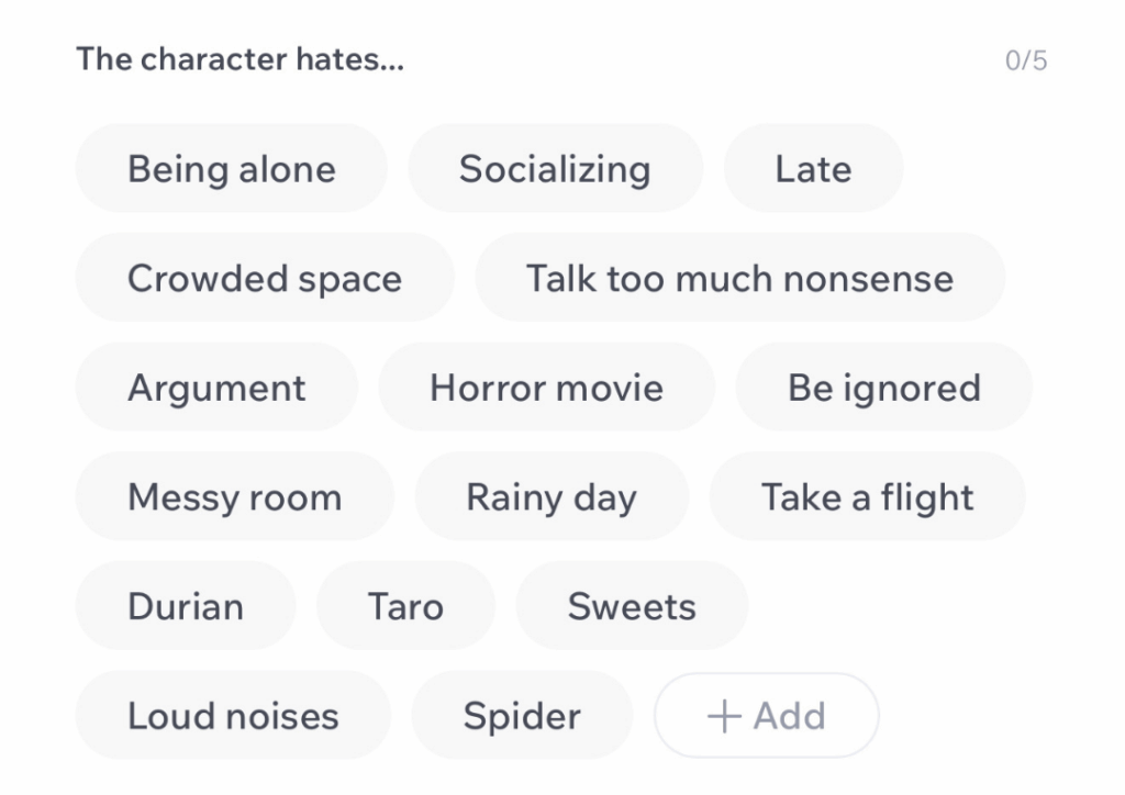 Dislikes